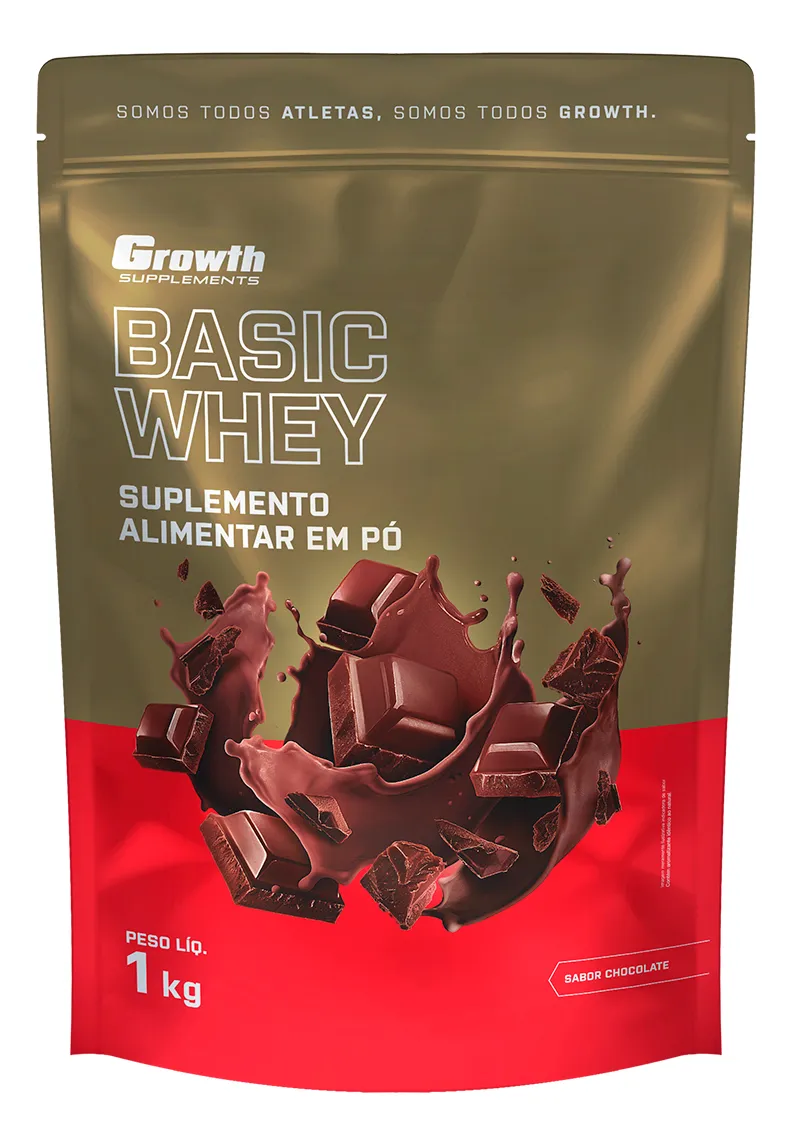 Basic Whey Growth Supplements 1kg Chocolate