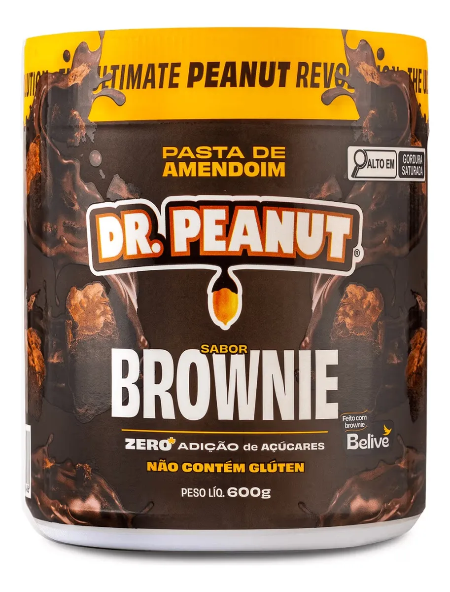 Pasta de Amendoim Dr. Peanut 600g Brownie