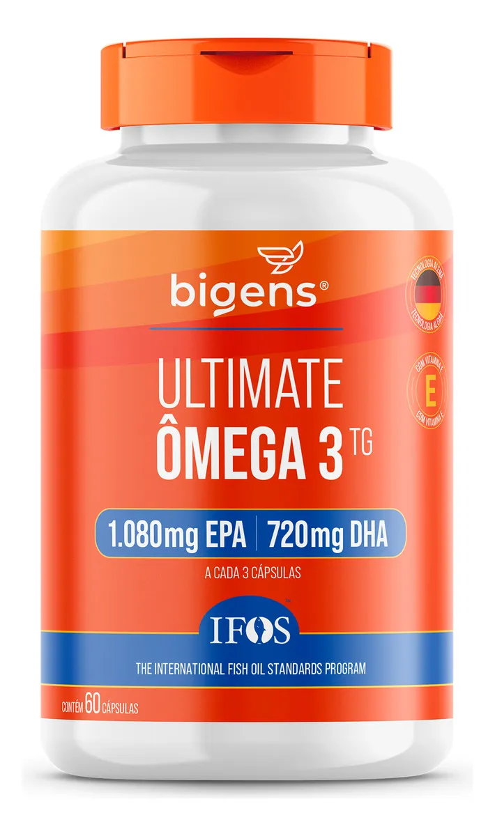 Ultimate Ômega 3 TG Bigens 60 Cápsulas