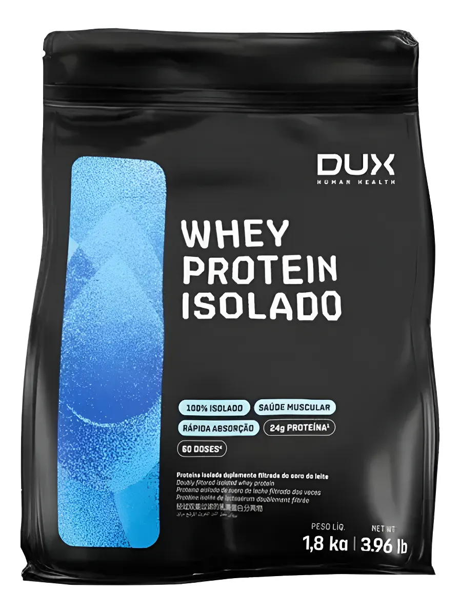 Whey Protein Isolado Dux Nutrition 1,8kg Baunilha